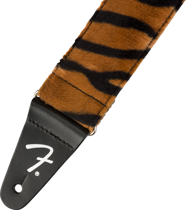 Sangle Confort Musicien Sangle Guitare Fender Wild Animal Print - Léopard - Polyester 5cm - 86-150cm Sangle Réglable Fender