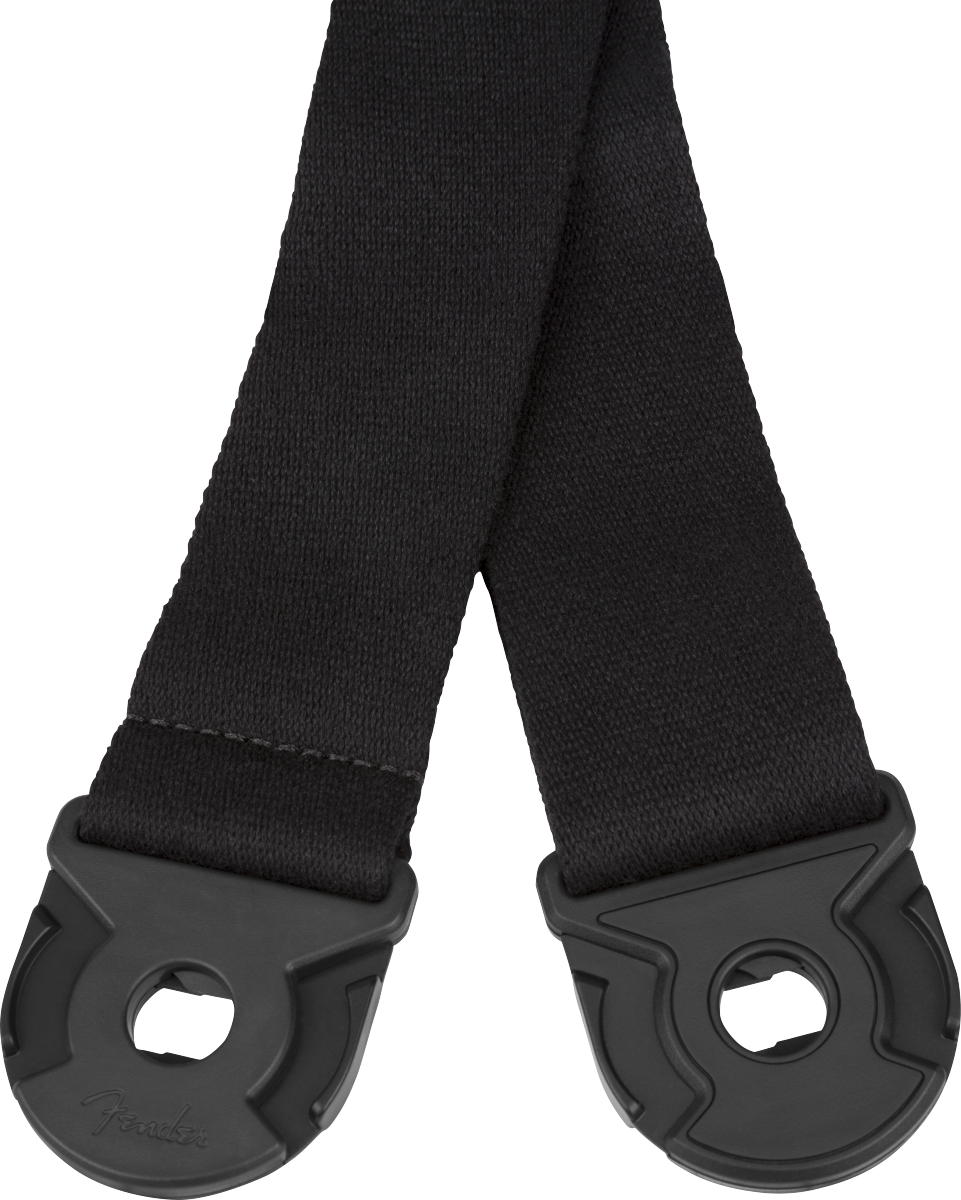 Fender Quick Grip Locking End Supersoft Strap, Black, 2&quot;