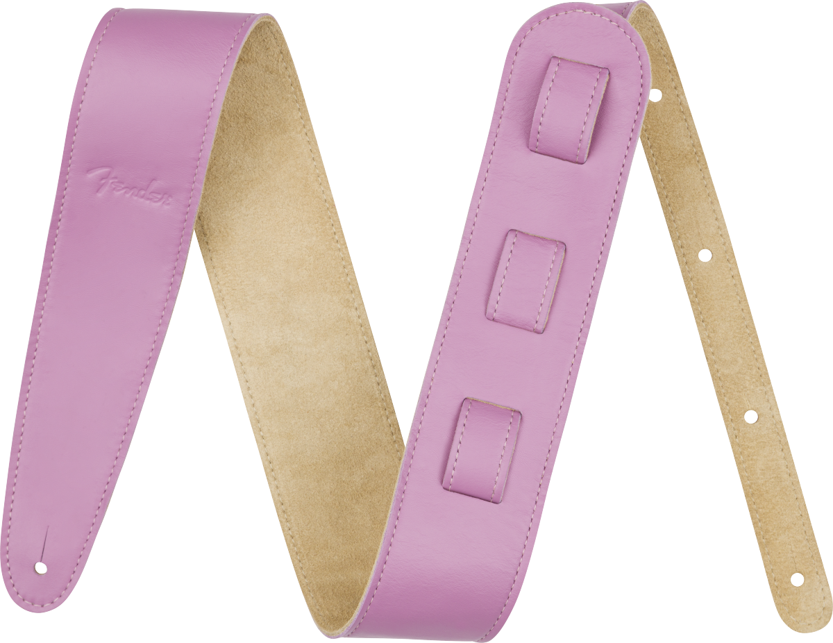 Fender Limited Leather Strap, Lavender