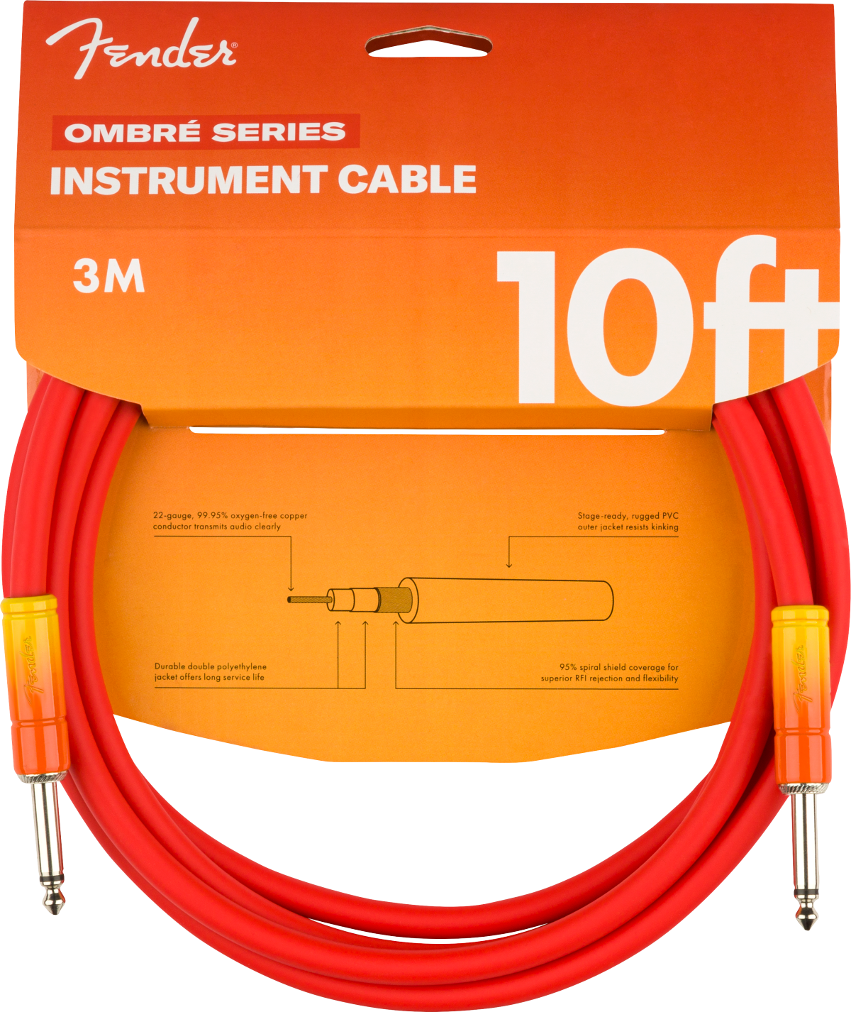 Fender 10&#39; Ombré Instrument Cables