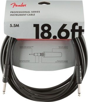 Fender Professional Series Instrument Cable, Black