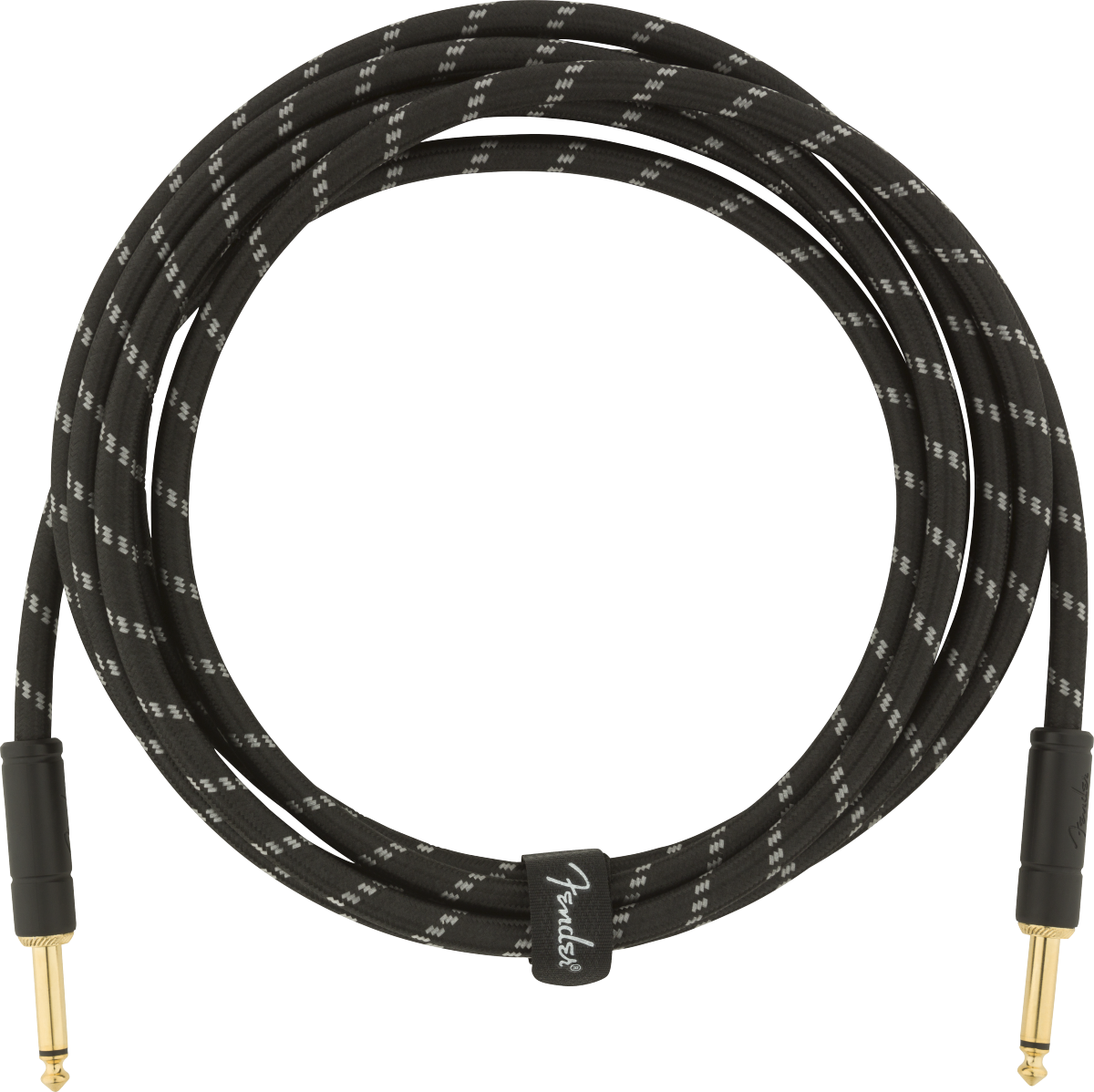 Fender Deluxe Series Instrument Cable, 15&#39; Black Tweed
