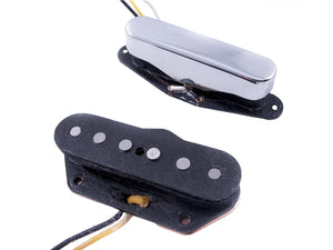 Fender Custom Shop Twisted Tele® Pickups, Black/Chrome Set of 2