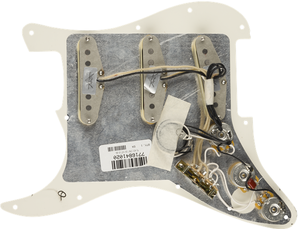 Fender Pre-Wired Strat Pickguard, Custom '69 SSS, 11 Hole PG