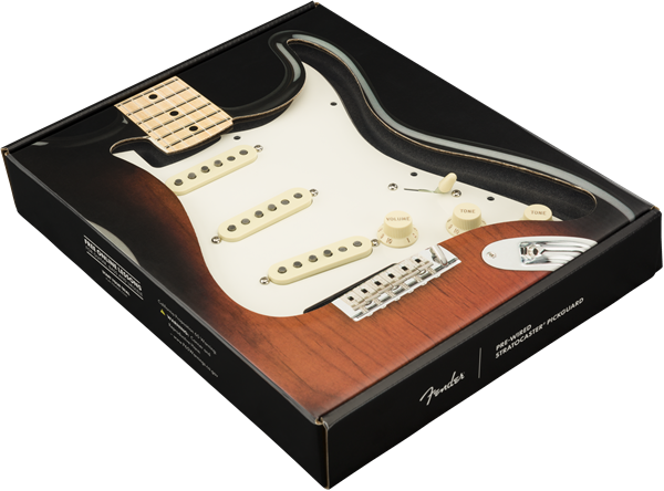 Fender Pre-Wired Strat Pickguard, Custom '69 SSS, 11 Hole PG