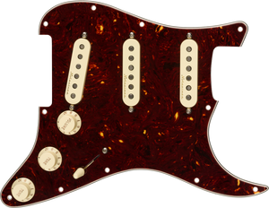 Fender Pre-Wired Strat Pickguard, Vintage Noiseless SSS, 11 Hole PG