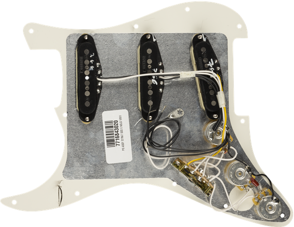 Fender Pre-Wired Strat Pickguard, Vintage Noiseless SSS, 11 Hole PG