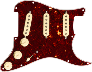 Fender Pre-Wired Strat Pickguard, Original '57/'62 SSS, 11 Hole PG
