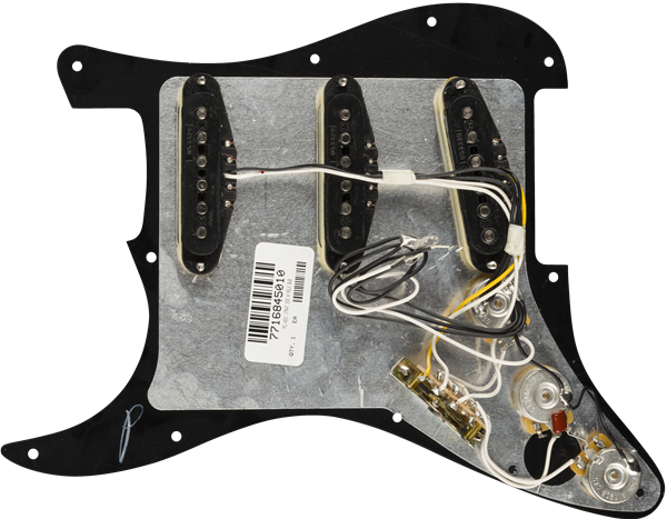 Fender Pre-Wired Strat Pickguard, Hot Noiseless SSS, 11 Hole PG