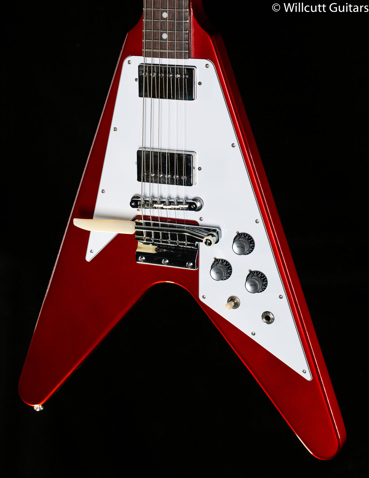 Gibson Custom Shop 1967 Mahogany Flying V Reissue Maestro Vibrola Gloss (007)