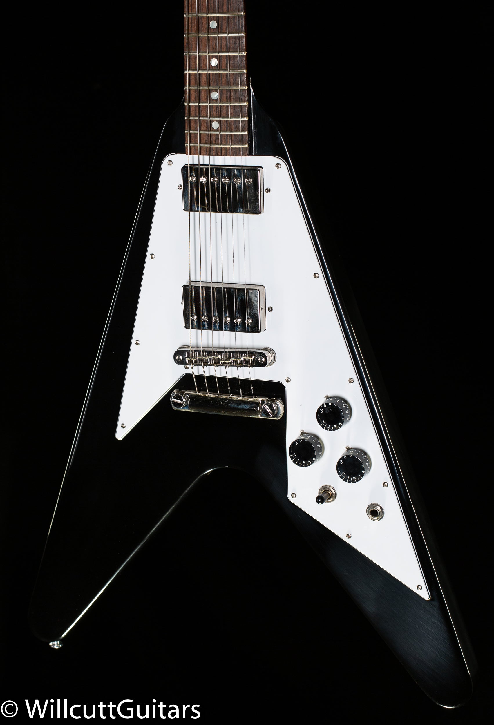 Gibson Custom Shop Flying V Custom Ebony Gloss w/Ebony