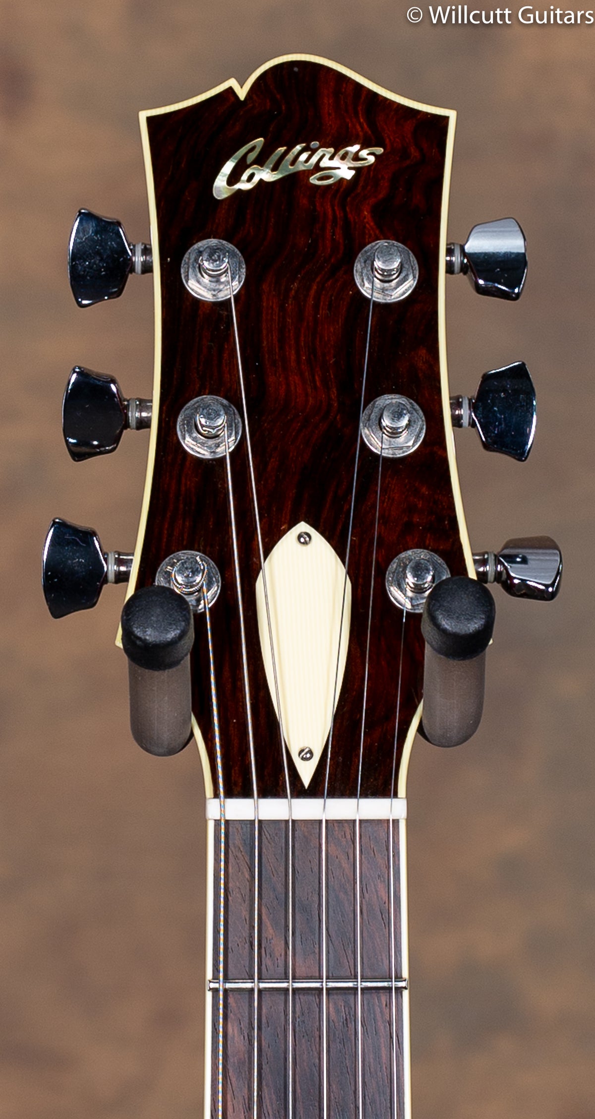 Collings Soco Deluxe Quilt Dark Cherry Burst Brazilian Rosewood Fingerboard USED