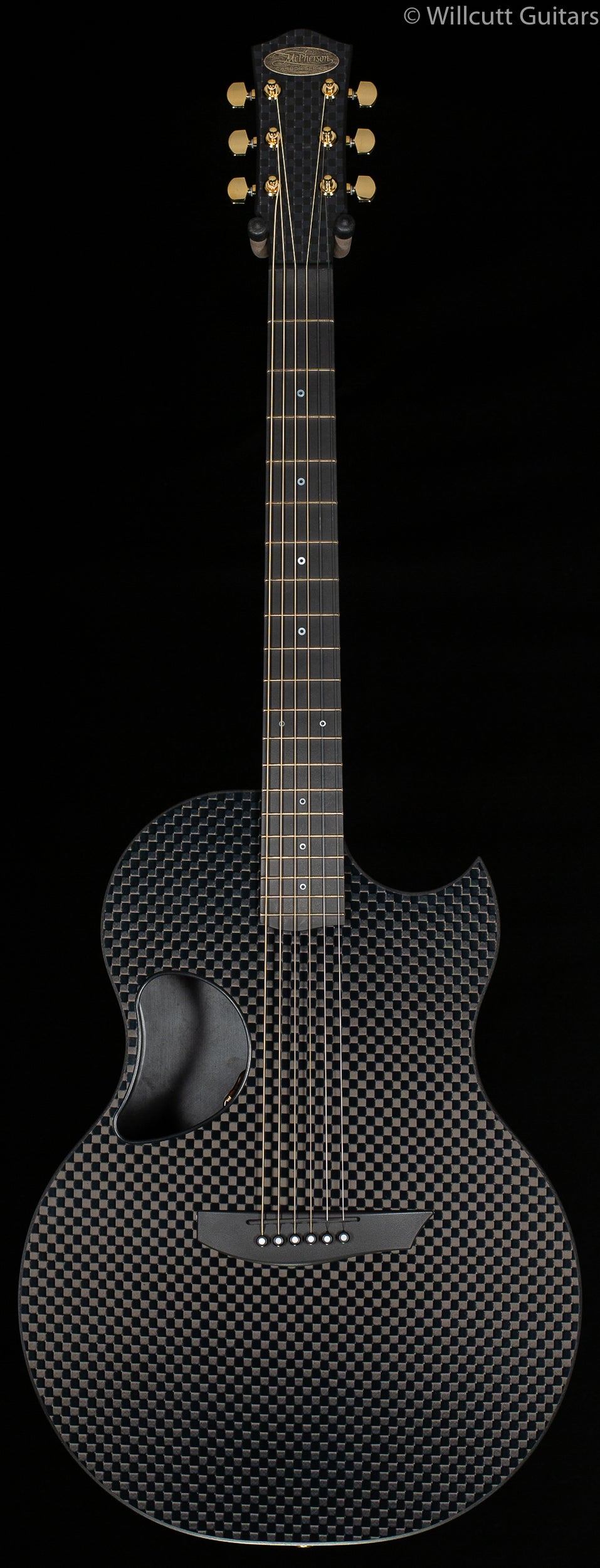 McPherson Sable Carbon Fiber Basketweave Gold