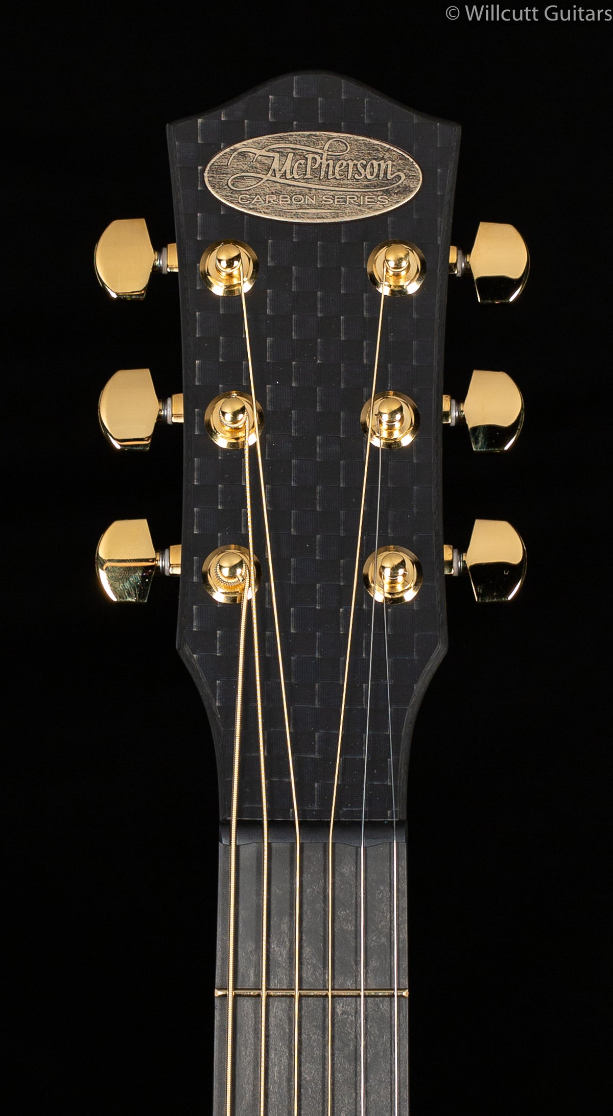 McPherson Sable Carbon Fiber Basketweave Gold