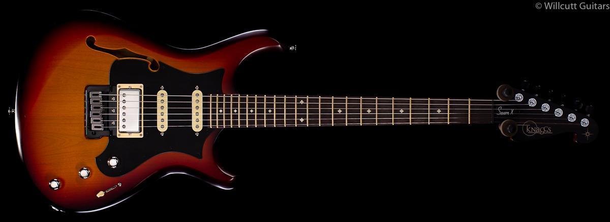 Knaggs Chesapeake Severn X HSS Hollowbody Tri-Color Burst (072)