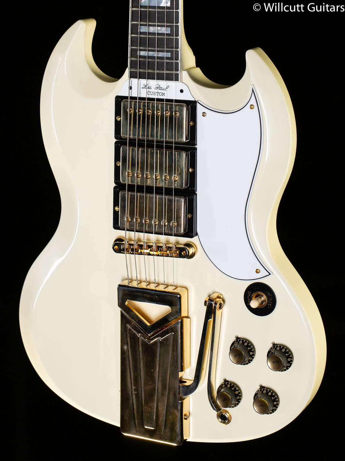 Gibson 60th Anniversary 1961 SG Les Paul Custom VOS Polaris White