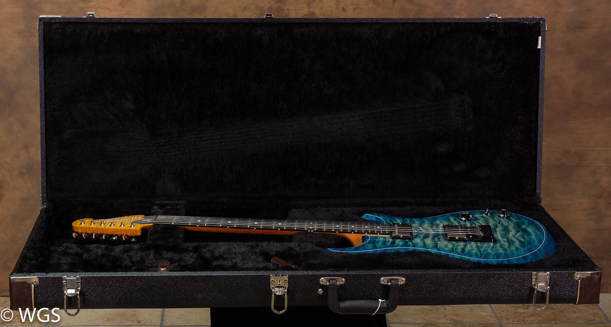 Knaggs Chesapeake Severn Blue Green Burst Tier 1 Quilt USED