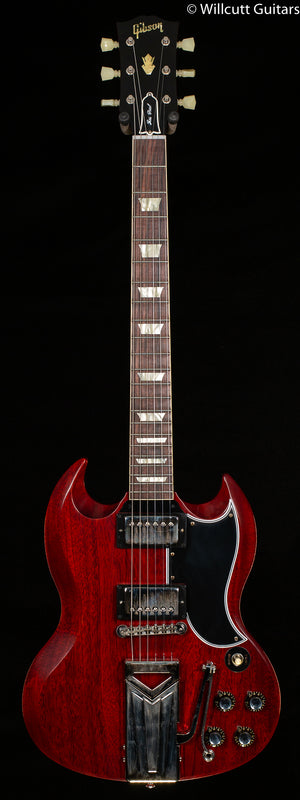 Gibson Custom Shop 60th Anniversary 1961 SG Les Paul Standard VOS Sideways Vibrola Cherry Red (081)