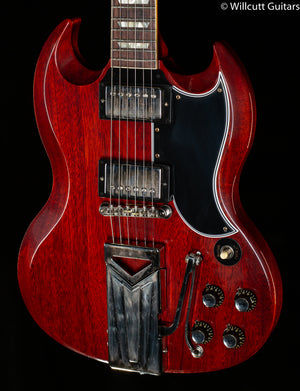 Gibson Custom Shop 60th Anniversary 1961 SG Les Paul Standard VOS Sideways Vibrola Cherry Red (081)