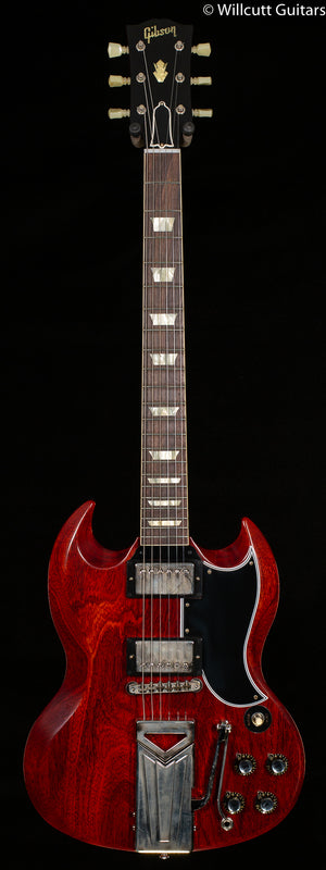 Gibson Custom Shop 60th Anniversary 1961 SG Les Paul Standard VOS Sideways Vibrola Cherry Red (871)