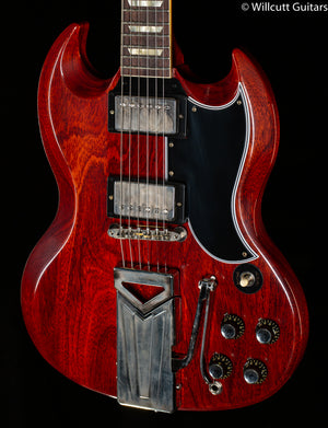 Gibson Custom Shop 60th Anniversary 1961 SG Les Paul Standard VOS Sideways Vibrola Cherry Red (871)