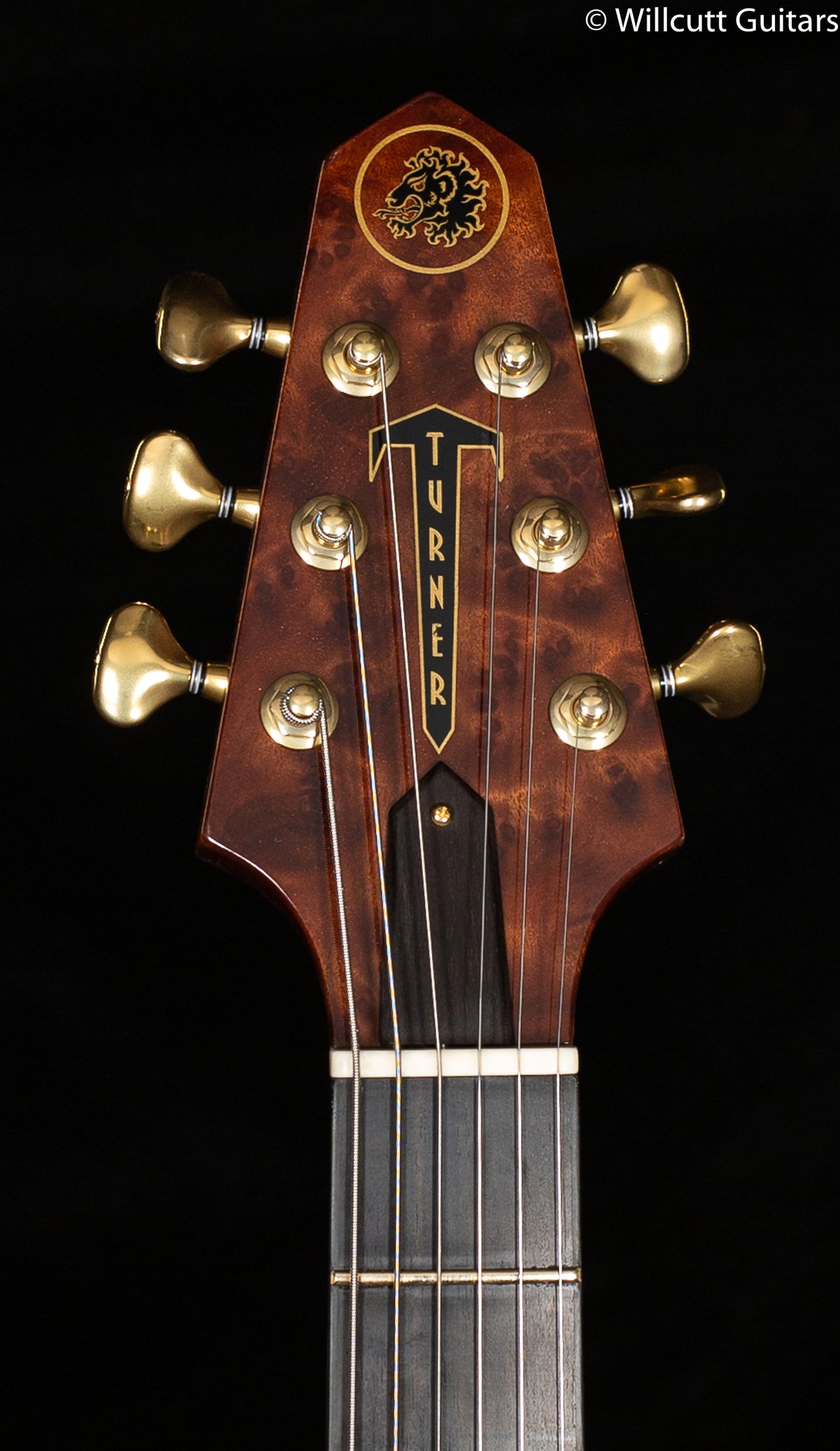 Rick Turner Model 1 Deluxe CP Featherweight Camphor Burl