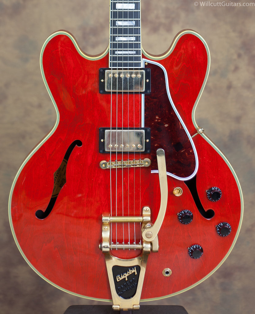 Gibson USED Memphis ES-355 Cherry Bigsby - Willcutt Guitars