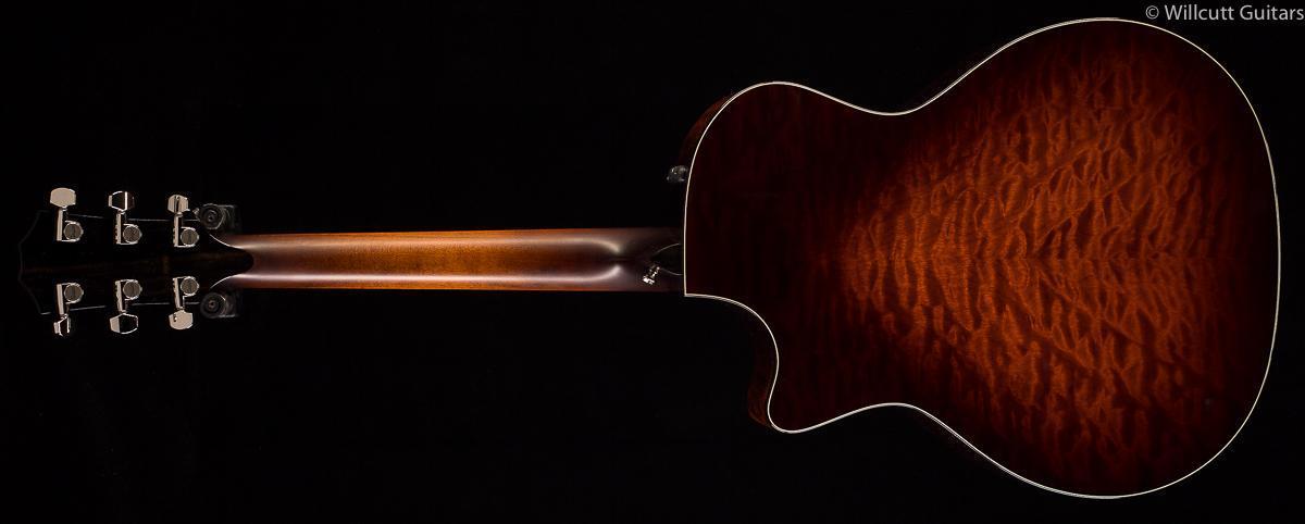 Taylor 614ce 2019 LTD Quilt Maple/Torrified Sitka Spruce (123)
