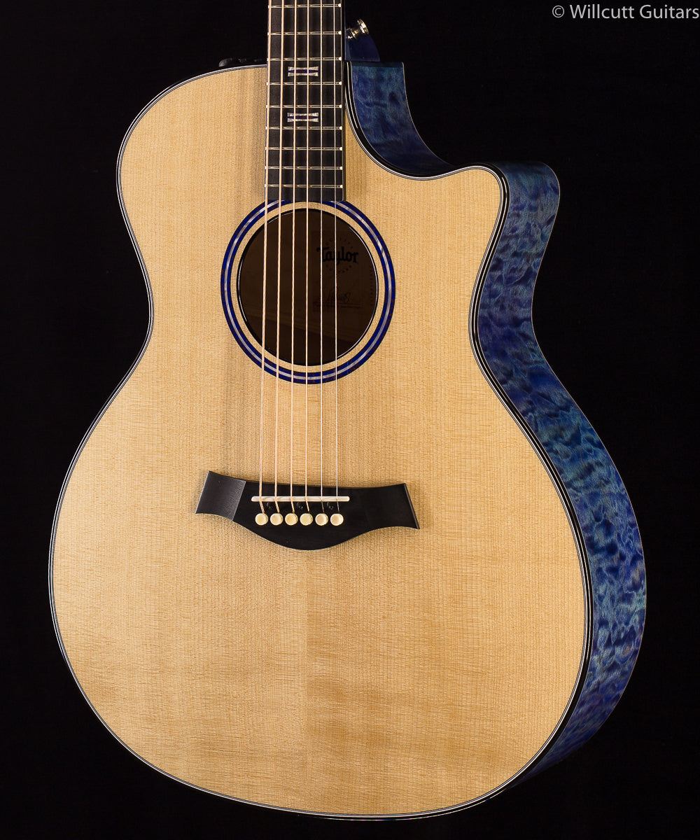 Taylor Custom 11152 Grand Auditorium Blue/Purple over Teal (146)