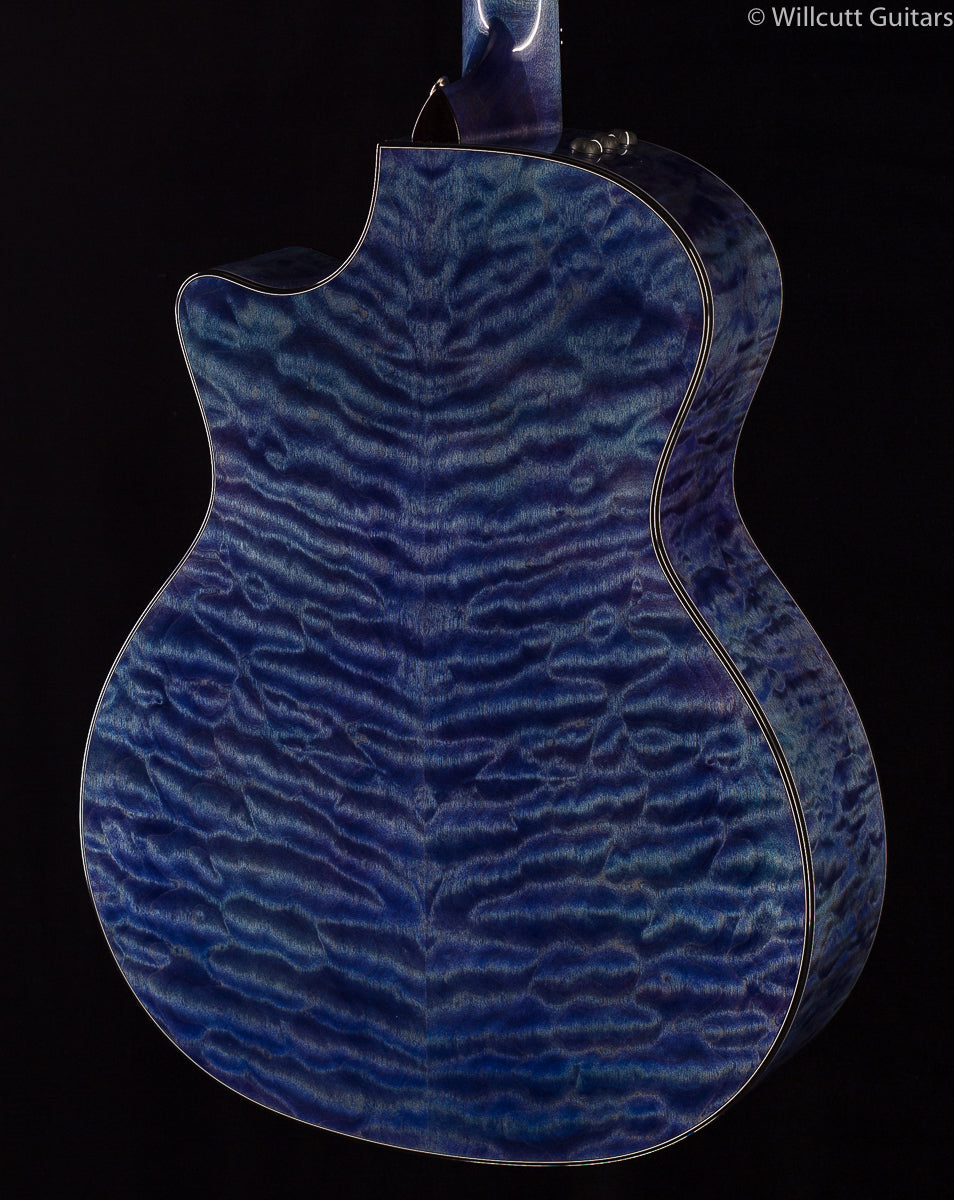 Taylor Custom 11152 Grand Auditorium Blue/Purple over Teal (146)