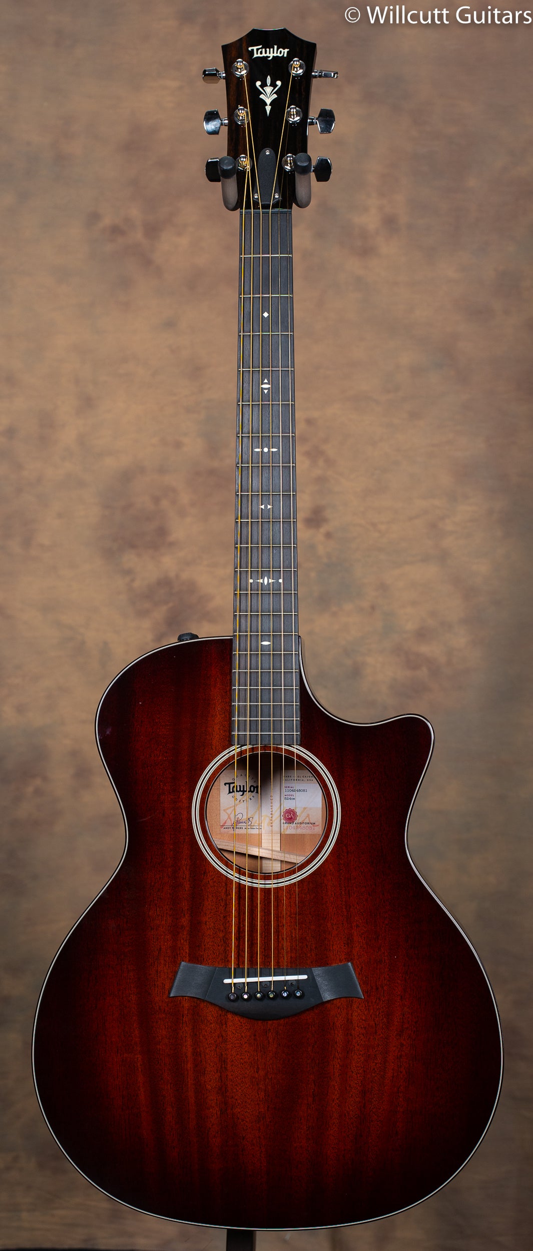 2018 Taylor 524ce Grand Auditroium V-Class