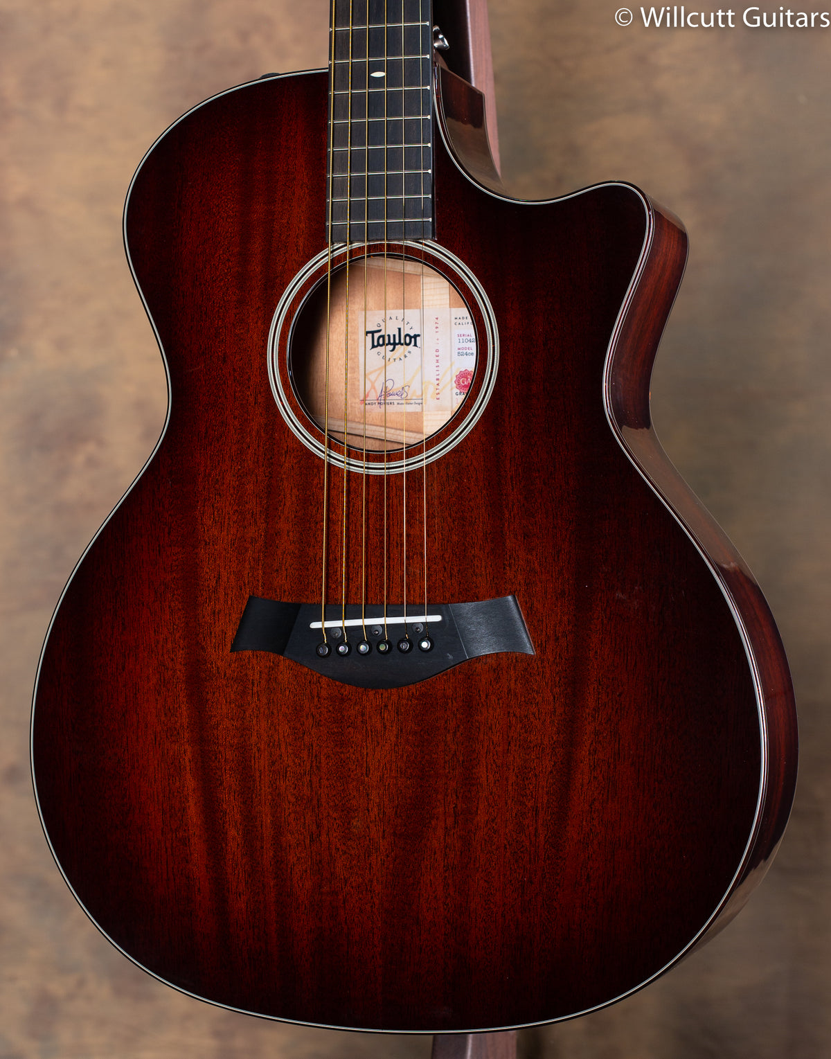 2018 Taylor 524ce Grand Auditroium V-Class