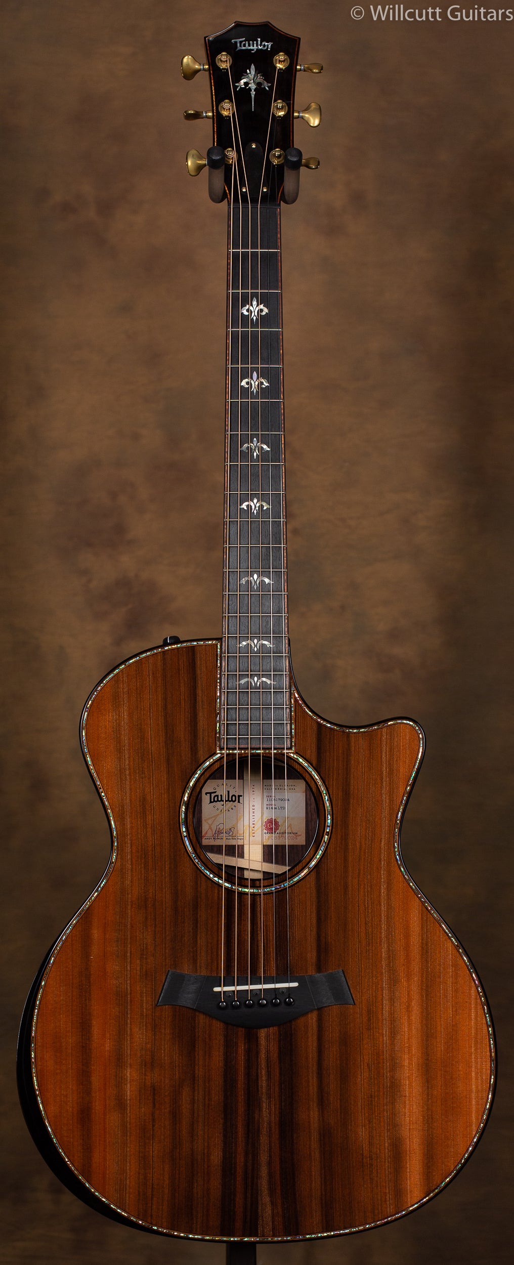 Taylor 914ce LTD Sinker Redwood V-Class USED - Willcutt Guitars