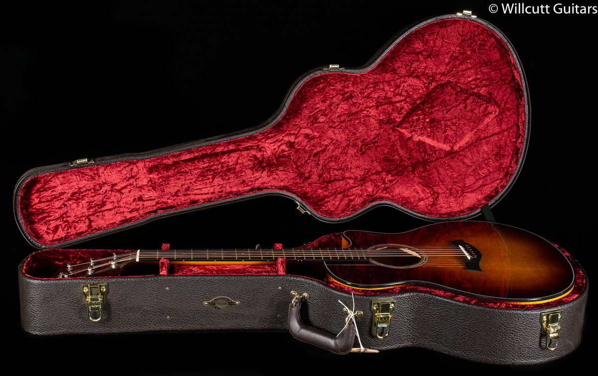 Taylor 2018 LTD 416ce Spruce Big Leaf Maple Tobacco Sunburst USED