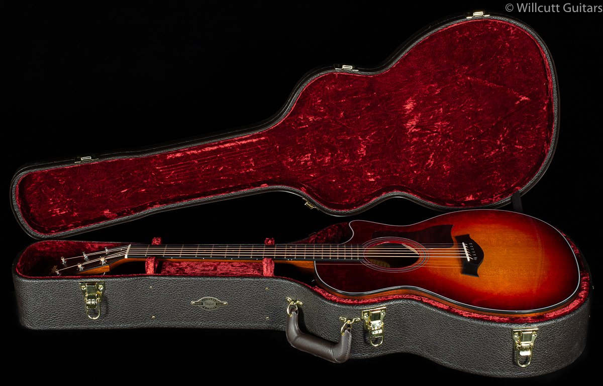 taylor 314ce tobacco burst 50th Anniversary Builder's Edition LTD Kona With Case style pickguard (imitation) and a practical gigbag for easy transport Taylor Willcutt Limited 314ce Willcutt