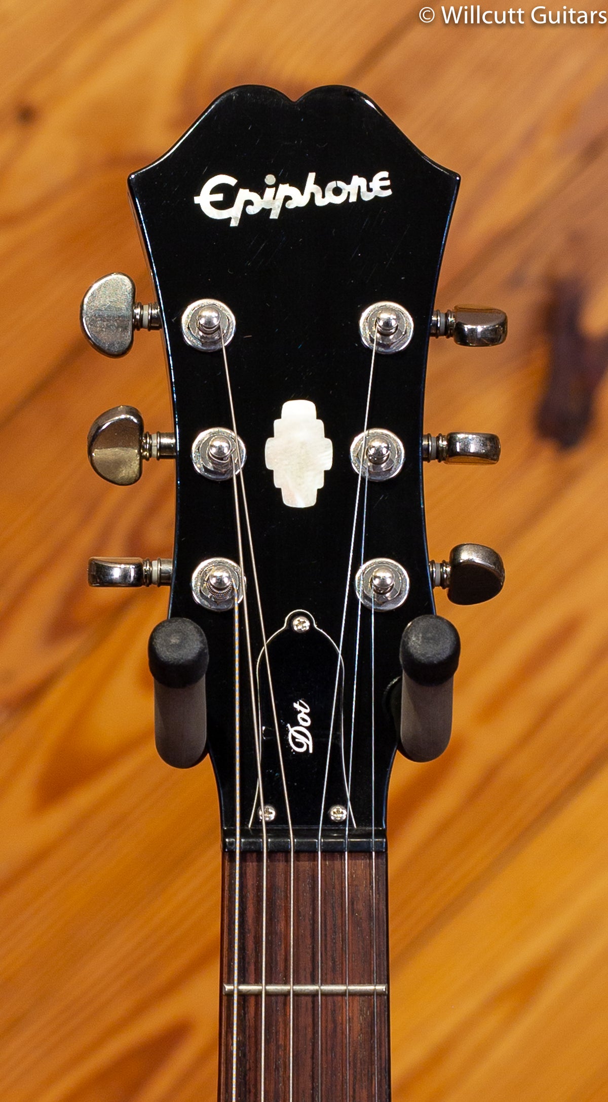 Epiphone Dot Ebony Chrome Hardware w/ Stetsbar Tremolo System DEMO