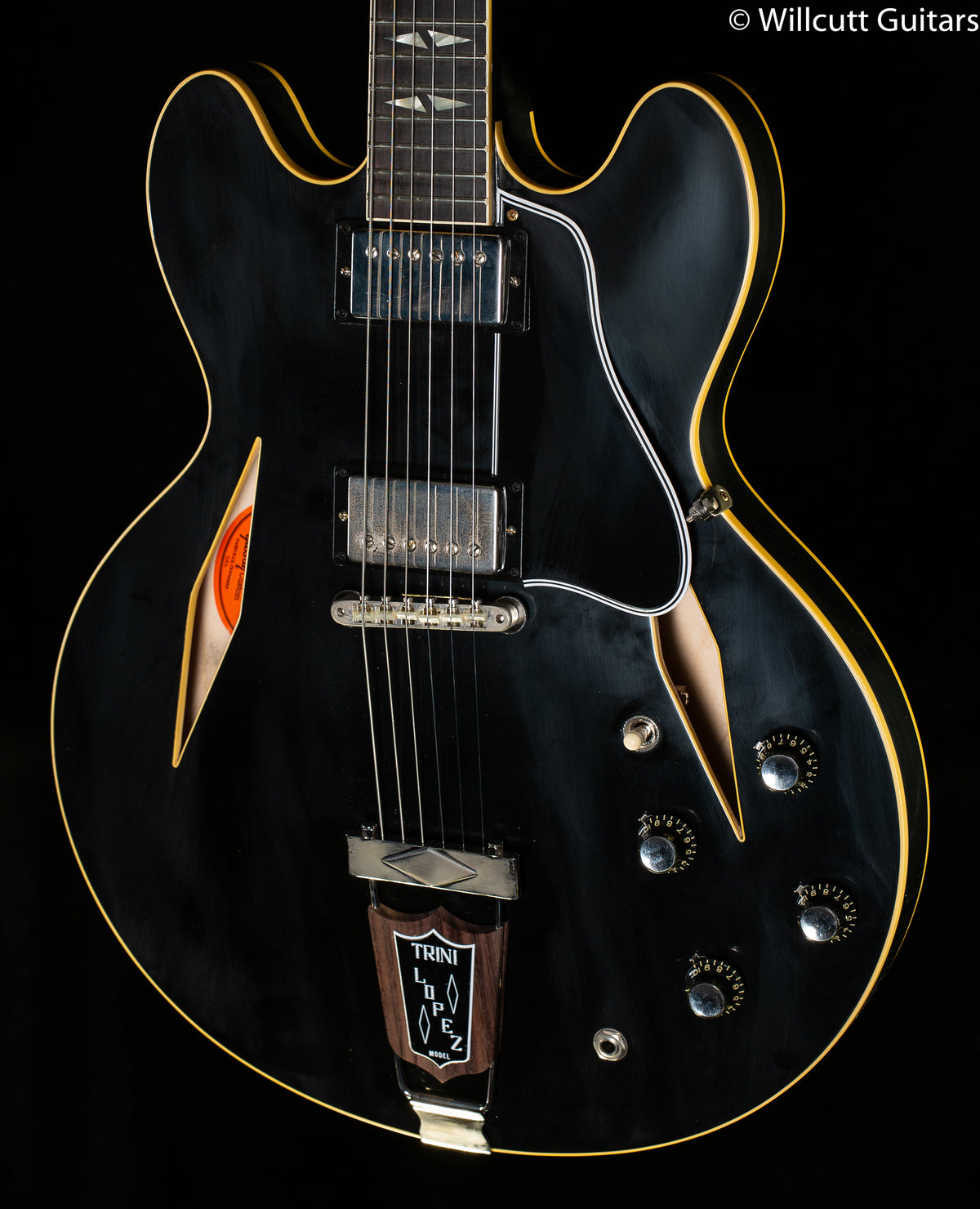 Gibson Custom Shop 1964 Trini Lopez Standard Reissue VOS Ebony (110)