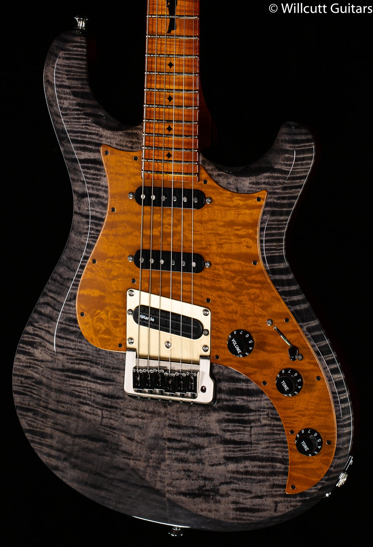 Knaggs Severn Trem Larry Mitchell Model Faded Onyx