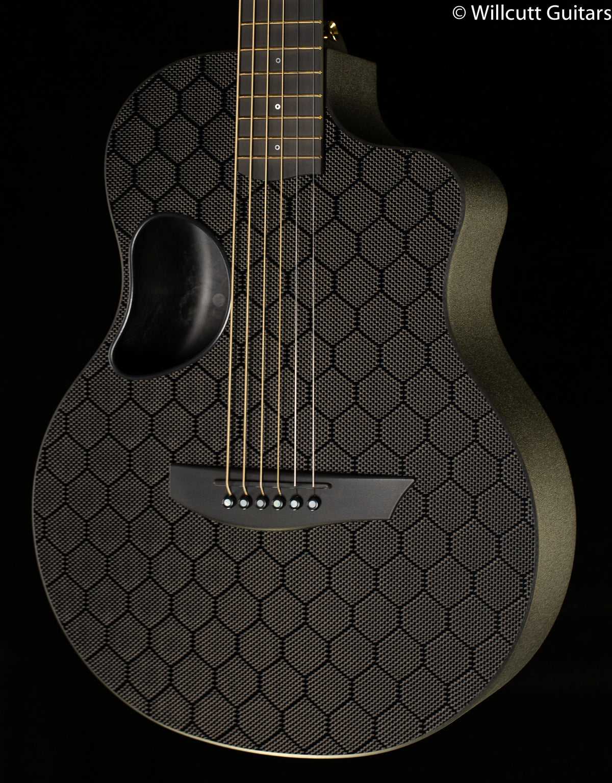 McPherson Carbon Touring Honeycomb Gold Black Binding