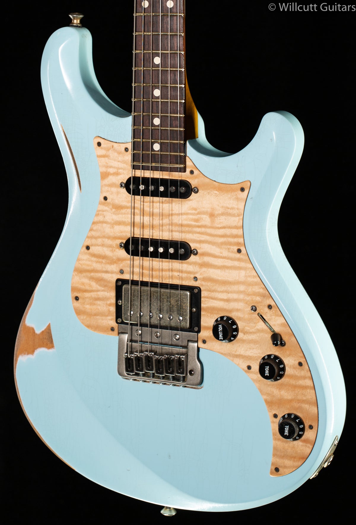 Knaggs Chesapeake Severn X Trem HSS Sonic Blue Gloss Relic (134)