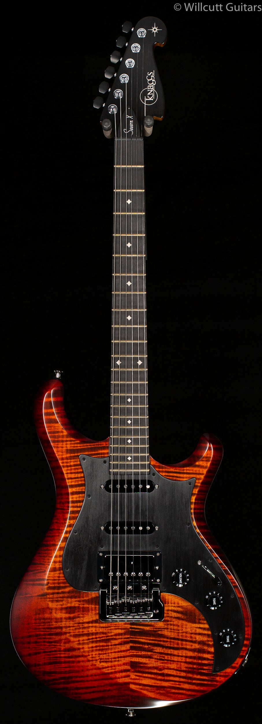 Knaggs Chesapeake Severn X Trem HSS Fire T2 - Willcutt Guitars
