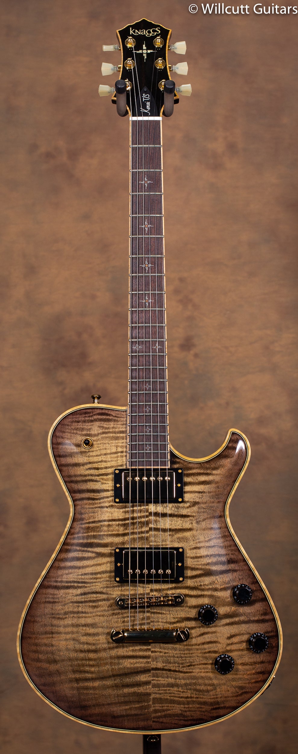 Knaggs ES Kenai T/S Charcoal Tiger Burst USED