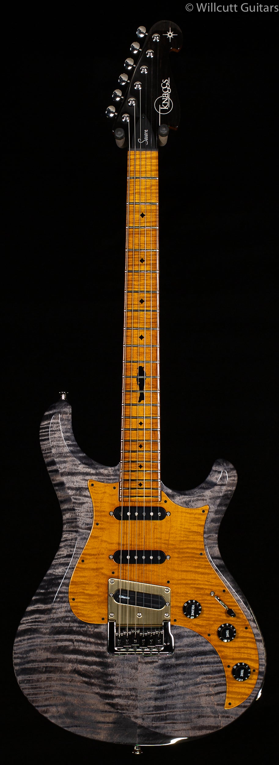 Knaggs Severn Trem Larry Mitchell Model Onyx - Willcutt Guitars