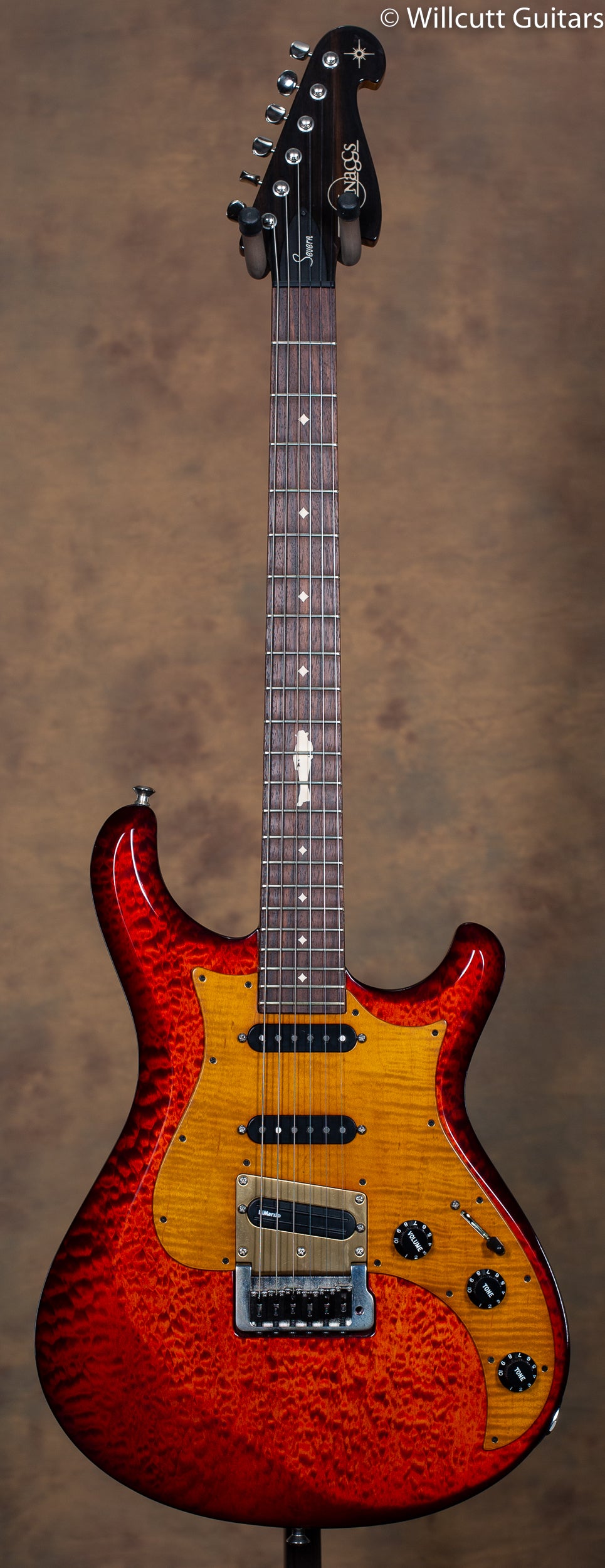 Knaggs Severn Larry Mitchell Fire Quilt Top