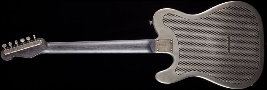 Trussart SteelCaster Antique Silver Dragon Engraved Holey Back (065)