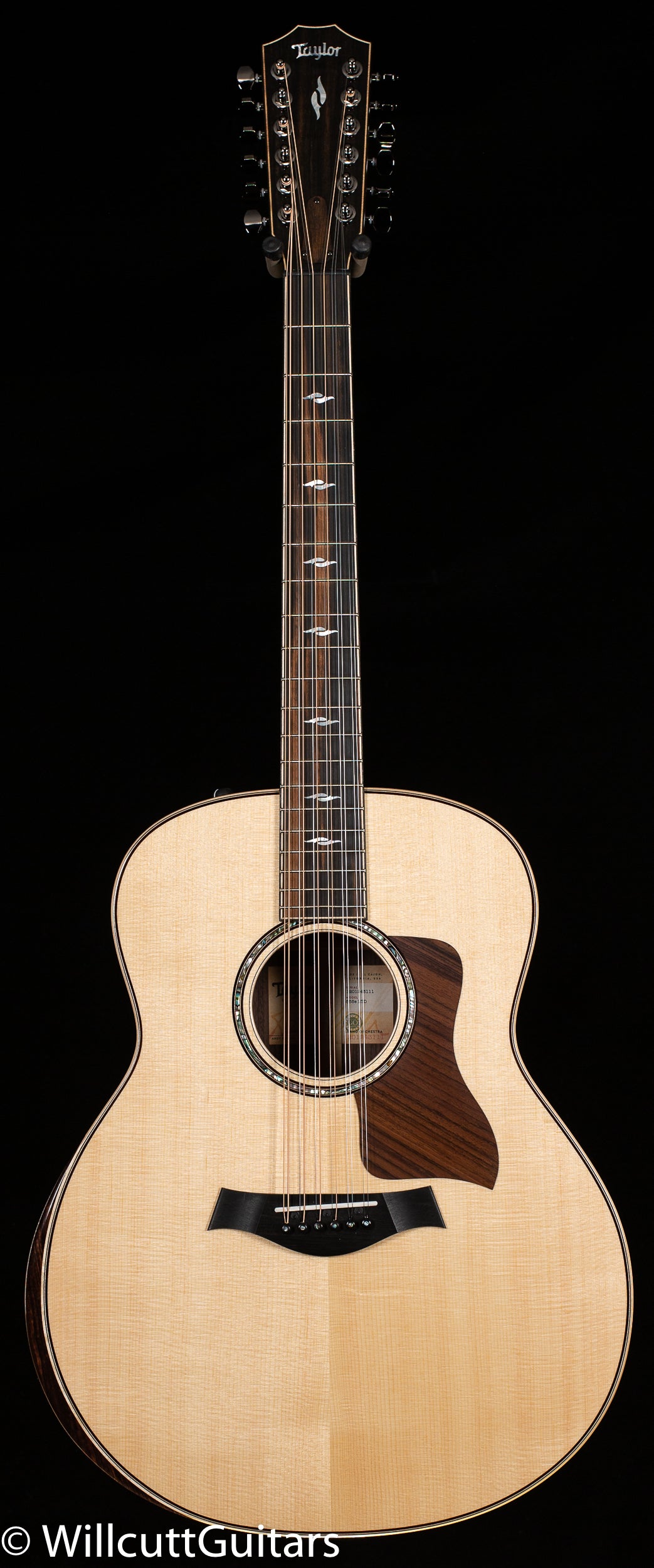 Taylor 858e LTD,Rosewood/Sitka,V-Class(R)Bracing Radius Armrest (111)