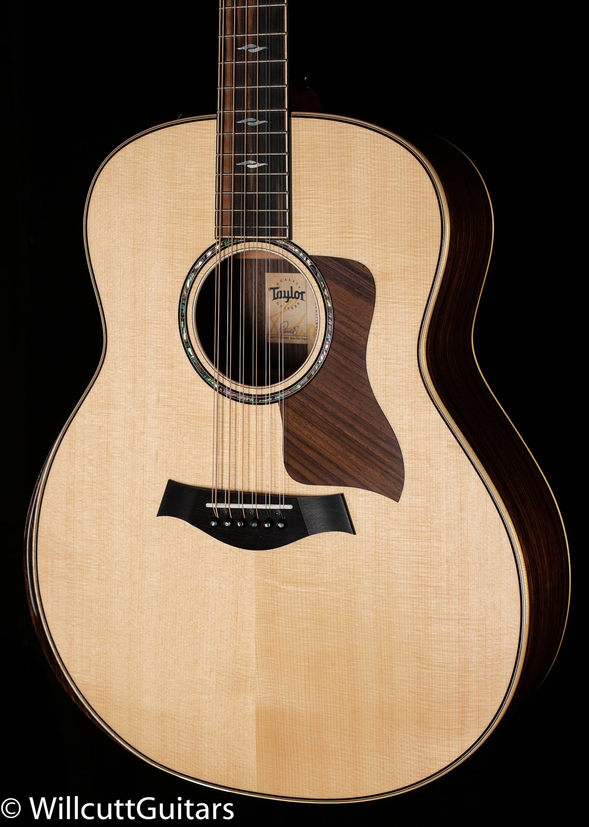 Taylor 858e LTD,Rosewood/Sitka,V-Class(R)Bracing Radius Armrest (111)