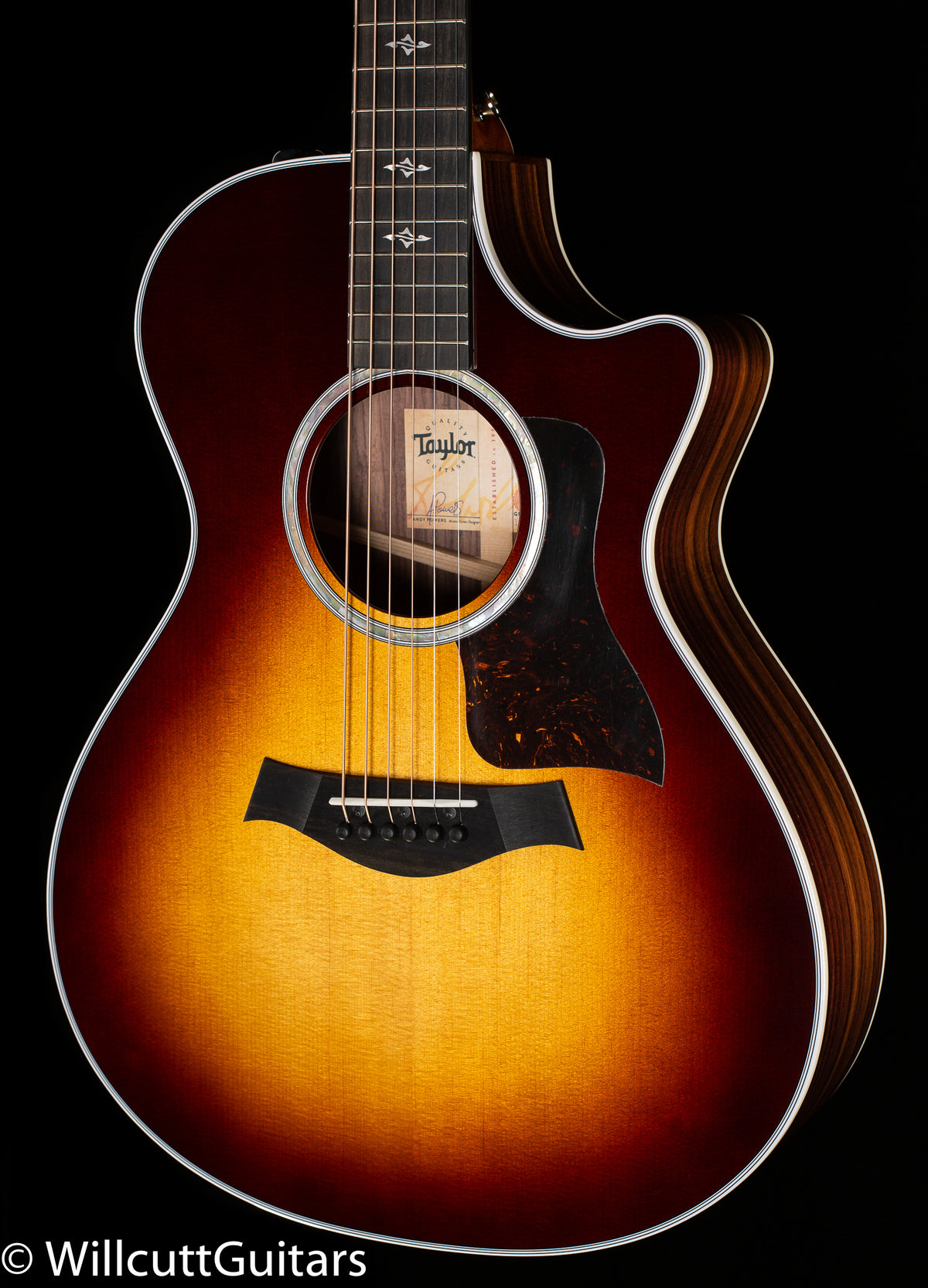 Taylor 412CE-R East Indian Rosewood Tobacco Sunburst Top (030)