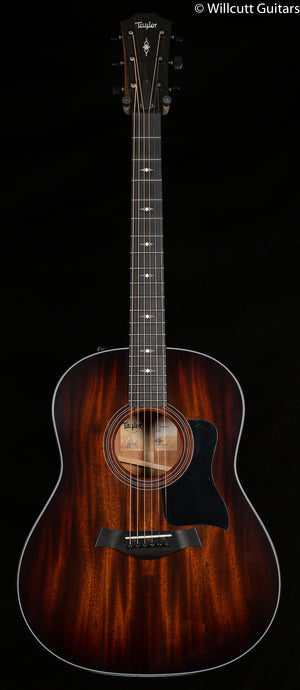 Taylor 327e Grand Pacific Mahogany Shaded Edge Burst Top V-Class Bracing (012)