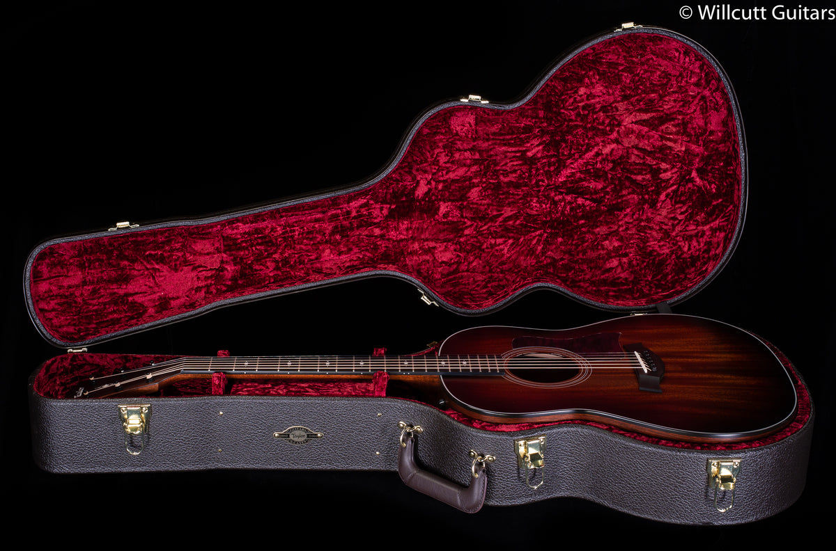 Taylor 327e Grand Pacific Mahogany Shaded Edge Burst Top V-Class Bracing (012)